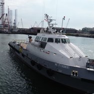 Arrival of new Built Security vessel Flex-40SLC Fighter 2018  MV Python181 